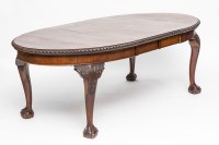 Lot 811 - LATE VICTORIAN MAHOGANY EXTENDING DINING TABLE...