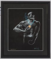Lot 2396 - * FRANK MCFADDEN, OLYMPIAN pastel on paper,...