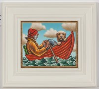 Lot 2399 - GRAHAM H D MCKEAN, A COUPLE OF OLD SEADOGS oil...