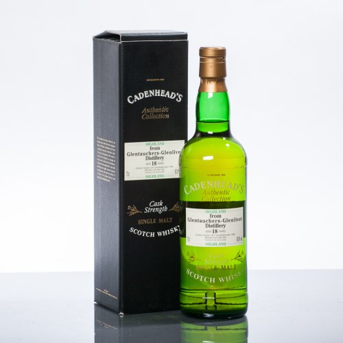 Lot 1182 - GLENTAUCHERS-GLENLIVET 18 YEAR OLD CADENHEAD'S...