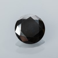 Lot 1905 - UNMOUNTED ROUND BLACK DIAMOND approximately 16...