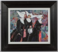 Lot 2472 - SHELAGH CAMPBELL, HABIT FORMING, arcylic on...