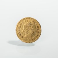 Lot 1502 - GEORGE III GOLD HALF GUINEA DATED 1803