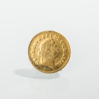 Lot 1503 - GEORGE III GOLD HALF GUINEA DATED 1803