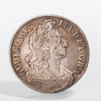 Lot 1506 - WILLIAM III SILVER CROWN DATED 1696