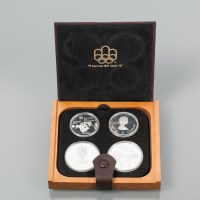 Lot 1527 - ROYAL CANADIAN MINT OLYMPIC SILVER PROOF FOUR...