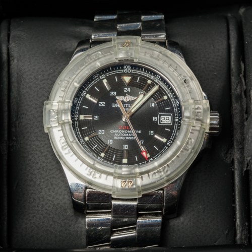 Lot 718 - GENTLEMAN'S STAINLESS STEEL BREITLING COLT...