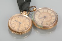 Lot 728 - VICTORIAN EIGHTEEN CARAT GOLD OPEN FACED FOB...