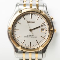 Lot 739 - GENTLEMAN'S STAINLESS STEEL SEIKO AUTOMATIC...