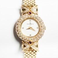 Lot 771 - LADY'S EIGHTEEN CARAT GOLD DIAMOND AND RUBY...