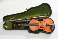 Lot 523 - NINETEENTH CENTURY SCOTTISH VIOLIN by James...