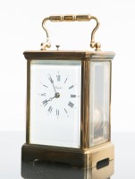 Lot 527 - TWENTIETH CENTURY FRENCH REPEATING BRASS...