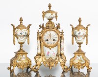 Lot 558 - NINETEENTH CENTURY FRENCH ORMOLU CLOCK...