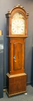 Lot 559 - VICTORIAN MAHOGANY LONGCASE CLOCK George...