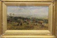 Lot 185 - DANIEL SHERRIN, HARVEST TIME oil on canvas,...