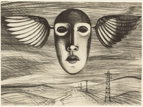 Lot 2119 - * KEITH MCINTYRE, A FALLING ANGEL artist's...