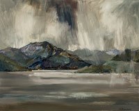 Lot 2133 - * MURIEL MARSKELL, RAIN ON THE FIRTH oil on...
