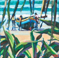 Lot 2160 - * JACQUELINE MACDONALD, MOROCCO oil on canvas,...