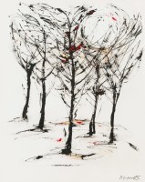 Lot 2164 - BILL BLACKWOOD, WINTER SOLSTICE oil and...