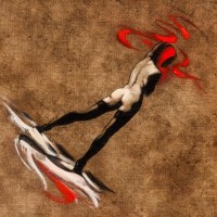 Lot 2173 - BILL BLACKWOOD, PINK oil and acrylic on canvas...