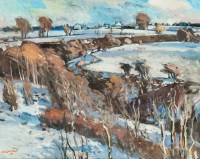 Lot 2230 - DOUGLAS LENNOX, MEIKLE GLEN oil on board,...