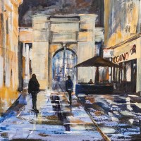 Lot 2236 - HELEN MCDONALD MATHIE, ROGANO'S acrylic on...