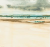 Lot 2257 - * JAMES BANKIER, CULBIN SANDS watercolour on...