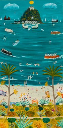 Lot 2282 - * ALAN FURNEAUX, ST. MICHAEL'S MOUNT acrylic...