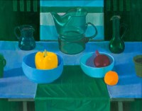 Lot 2304 - * NEIL CLARK (SCOTTISH 1928 - 2014), BLUE JUG...