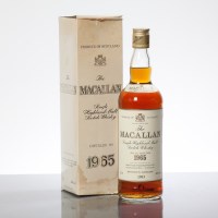 Lot 1096 - THE MACALLAN 1965 Single Highland Scotch...