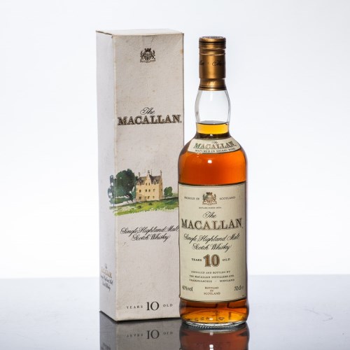 Lot 1212 - THE MACALLAN 10 YEAR OLD Single Highland Malt...