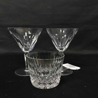Lot 77 - SET OF EIGHT WATERFORD CRYSTAL GLASSES along...