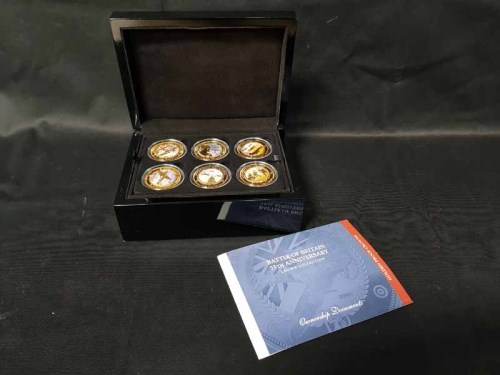 Lot 83 - BOX OF COINS AND COIN SETS including silver...