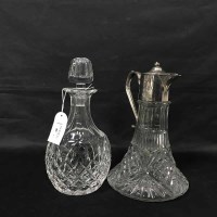 Lot 85 - LOT OF CRYSTAL AND GLASS WARE including decanters