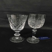 Lot 86 - LOT OF CRYSTAL GLASSES AND OTHER GLASS WARE