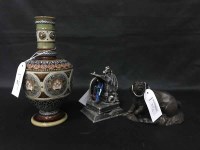 Lot 89 - GERMAN VASE along with two collectables