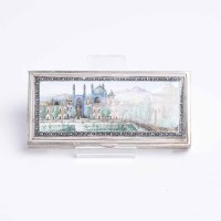 Lot 265 - EASTERN SILVER CIGARETTE BOX of rectangular...