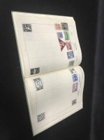 Lot 96 - FOUR STAMP ALBUMS along with a group of loose...