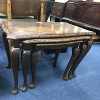 Lot 116 - TWO NESTS OF TABLES