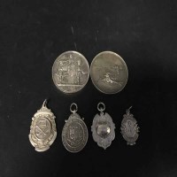 Lot 199 - LOT OF MILITARY AND SPORTING MEDALS AND COINS...