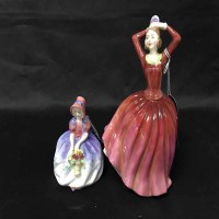 Lot 200 - ROYAL DOULTON FIGURE OF 'MONICA' along with...