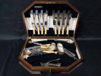 Lot 226 - CANTEEN OF CUTLERY along with other EPNS cutlery