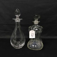Lot 237 - MIXED GLASS WARE including three decanters
