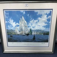 Lot 303 - WILLIAM DOBBIE TALL SHIPS ON THE CLYDE 1999...