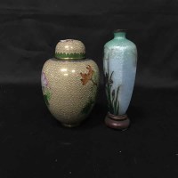 Lot 328 - COLLECTION OF CHINESE CLOISONNE VASES ETC...