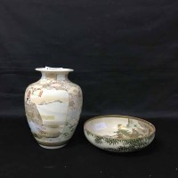 Lot 332 - COLLECTION OF JAPANESE SATSUMA CERAMICS along...