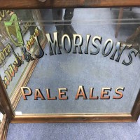 Lot 339 - J & J MORRISON'S PALE ALES PUB ADVERTISING MIRROR