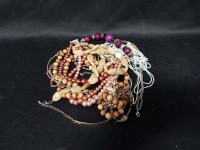 Lot 358 - LOT OF COSTUME JEWELLERY including modern and...