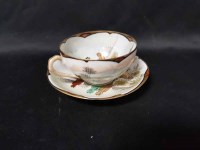 Lot 360 - JAPANESE EGG SHELL PART TEA SERVICE