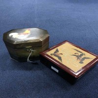 Lot 364 - CHINESE BOX along with a Japanese box